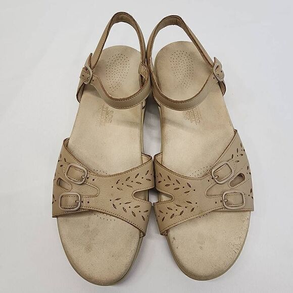 SAS Size 11 Women's Duo Quarter Strap Sandals Warm Stone O - Picture 6 of 9